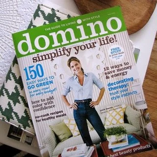 Domino Magazine was my favorite home magazine. Unfortunately they are going to stop publishing it!