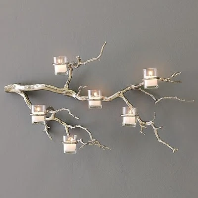 Branch candle holder.