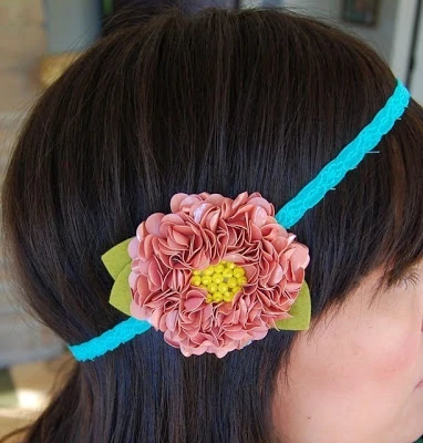 Floral headband for adults