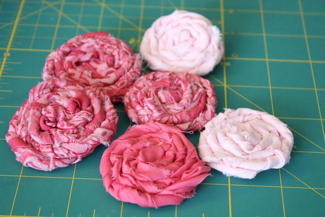 Fabric rosettes