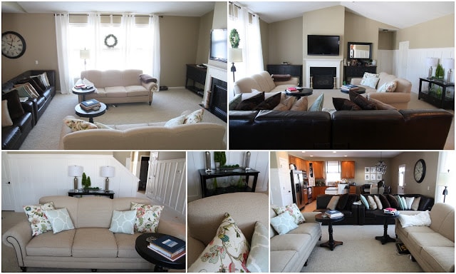 Living room set up