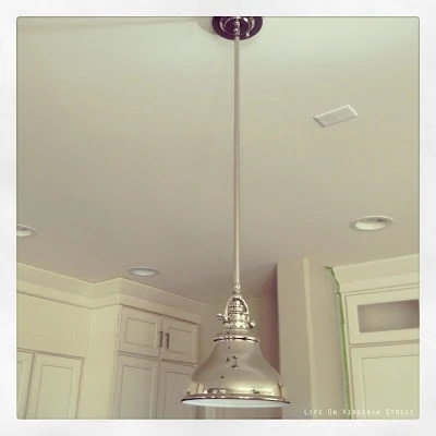 Quoizel Emery Pendant in a Kitchen