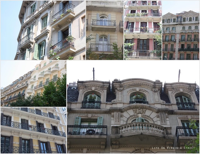 random buildings in barcelona