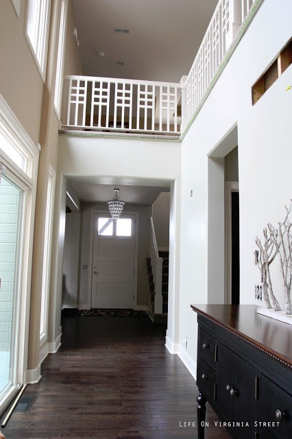 Behr Castle Path painting in a hallway