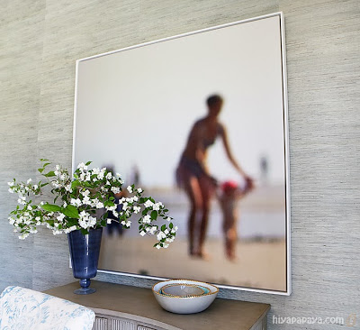 Beach Art in the Living Room