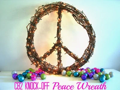 Peace with poster.