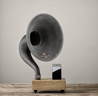 Vintage iPhone stand.