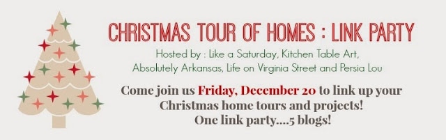 Christmas Tour Of Homes Link Party.