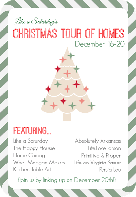 Christmas Tour Of Homes poster.