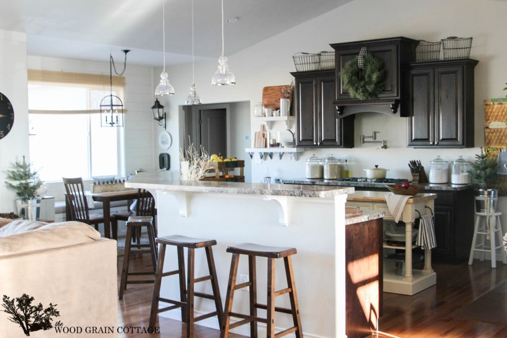 Kitchen Tour at The Wood Grain Cottage