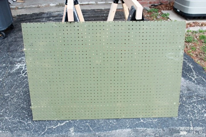 Rescued Pegboard Before