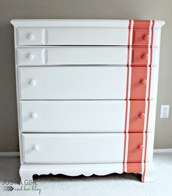 Racing-Striped Dresser After