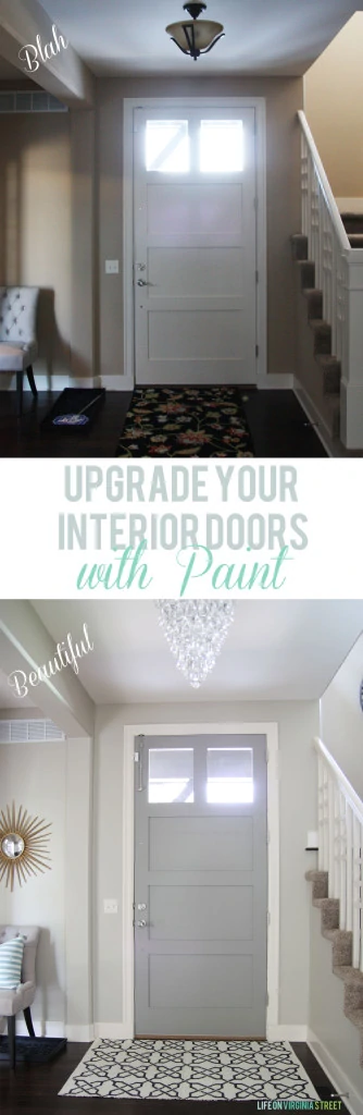 Upgrade Your Interior Doors with Paint graphic.