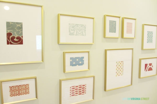 slc home 6 fabric gallery wall