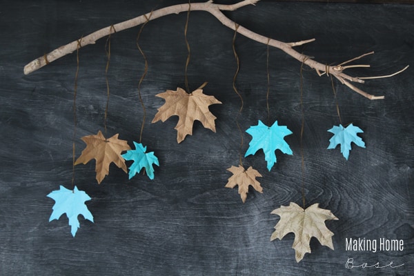 spray-painted-leaves