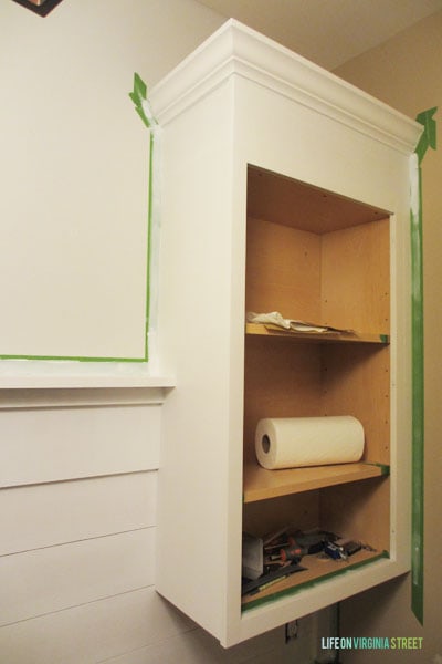 Mudroom Cabinet Extension