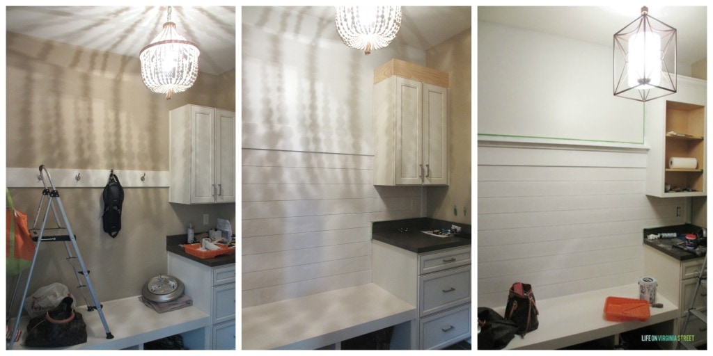 Mudroom Progress Comparison