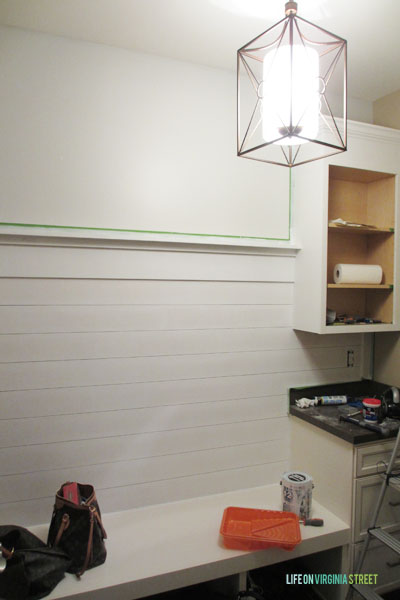 Mudroom Progress New Light