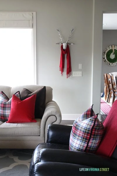 Christmas Home Tour 2014 Living Room and Dining Room