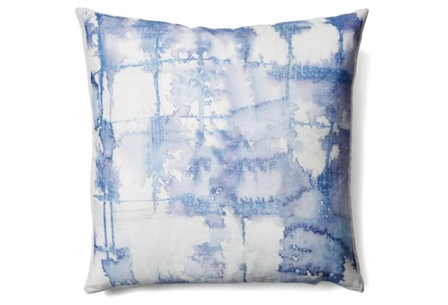 {Tie-Dye Blue Pillows}