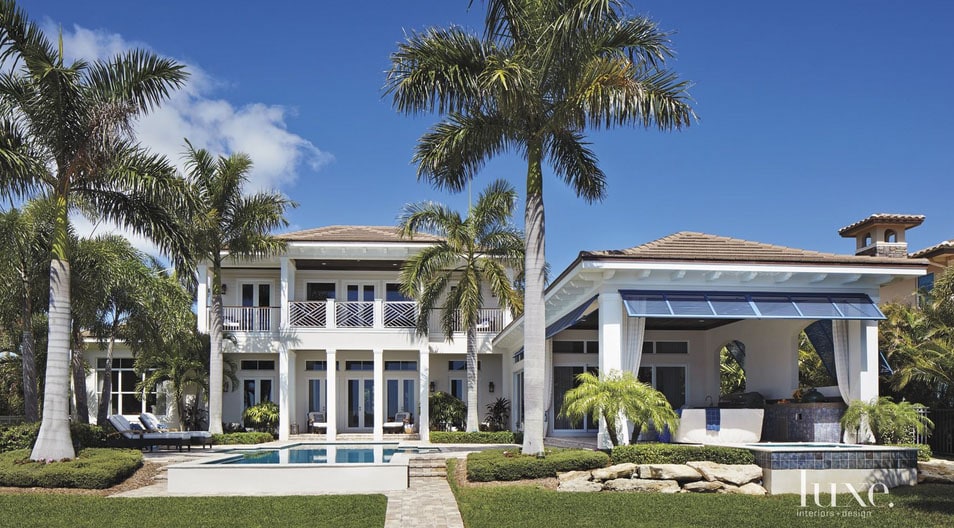 exterior layout and railing