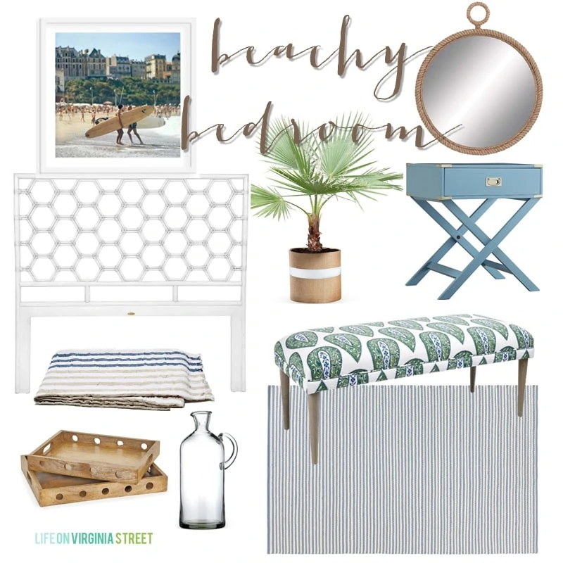 Beachy Bedroom - Life On Virginia Street
