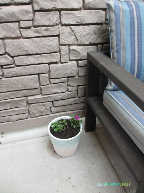 Courtyard Planters and DIY Couch - Life On Virginia Street