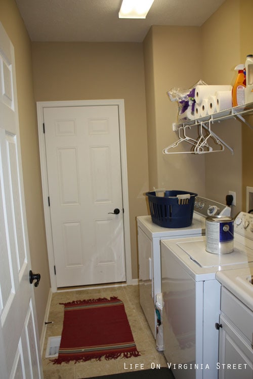 Laundry Room Before - Life On Virginia Street