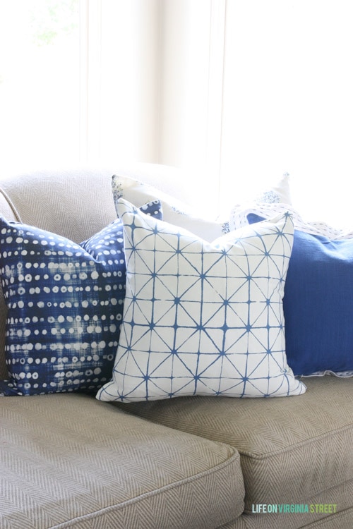 Living Room Throw Pillows - Life on Virginia Street