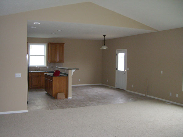 Living Room and Kitchen Before - Life On Virginia Street