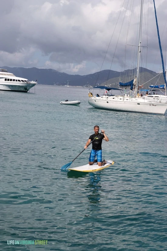 BVI - Kurtis Paddleboarding - Life On Virginia Street