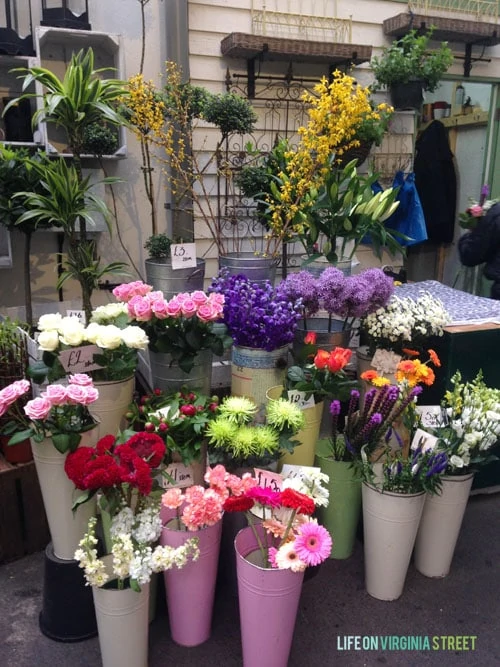 London Borough Market flowers - Life On Virginia Street