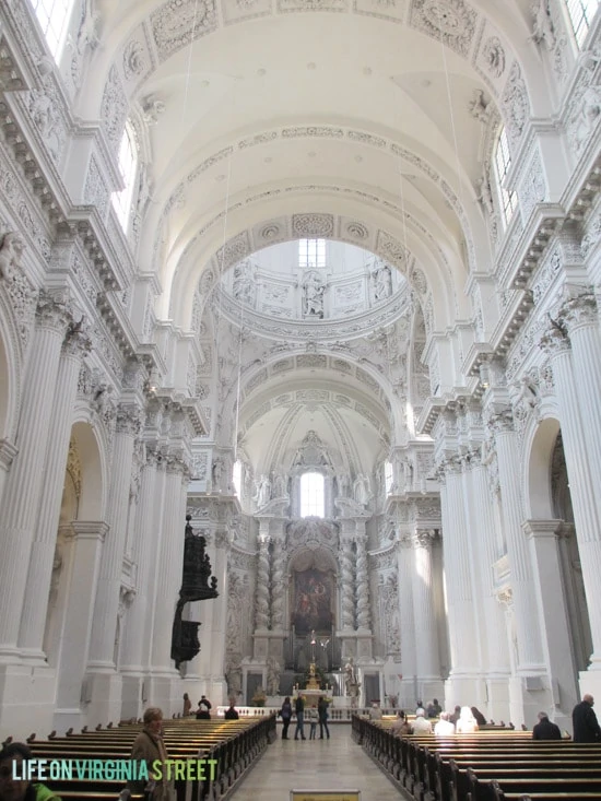 The White Church in Munich was absolutely stunning. 