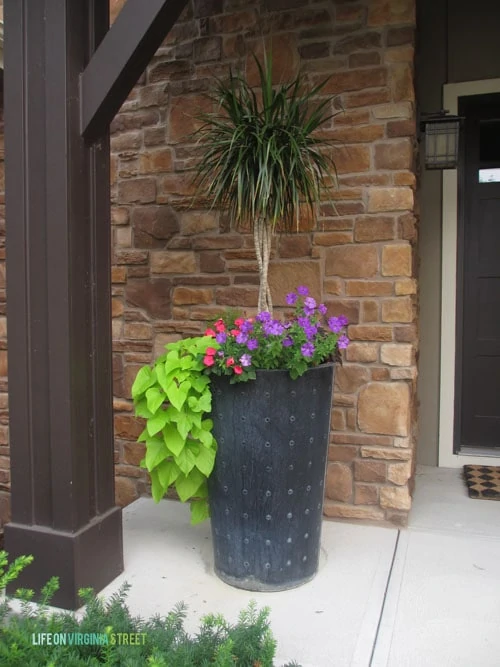 Planter - Front Porch - Life On Virginia Street