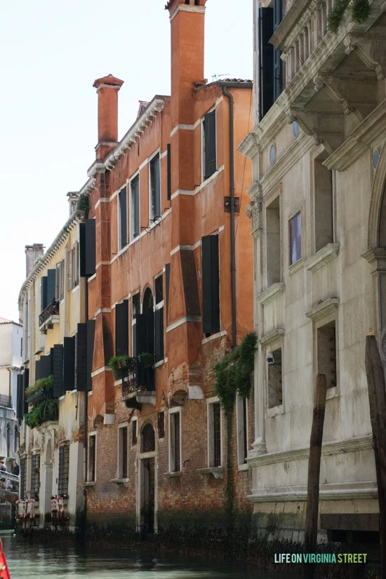 The canal views throughout Venice. 