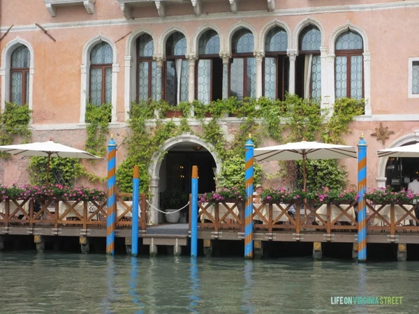 A view of the Venice canals.