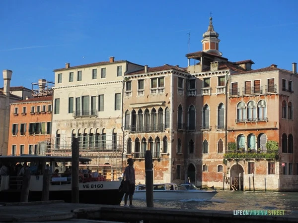 A lovely view of the Grand Canal in Venice during our trip. 