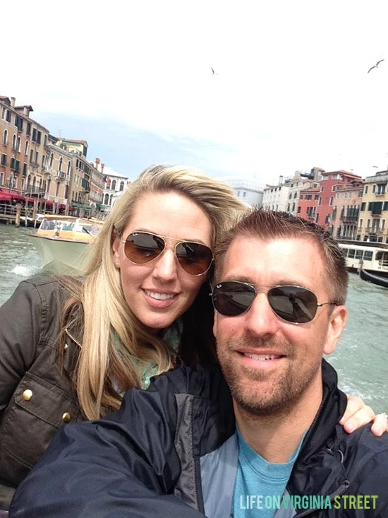 Visiting Venice and enjoying the Grand Canal drive.