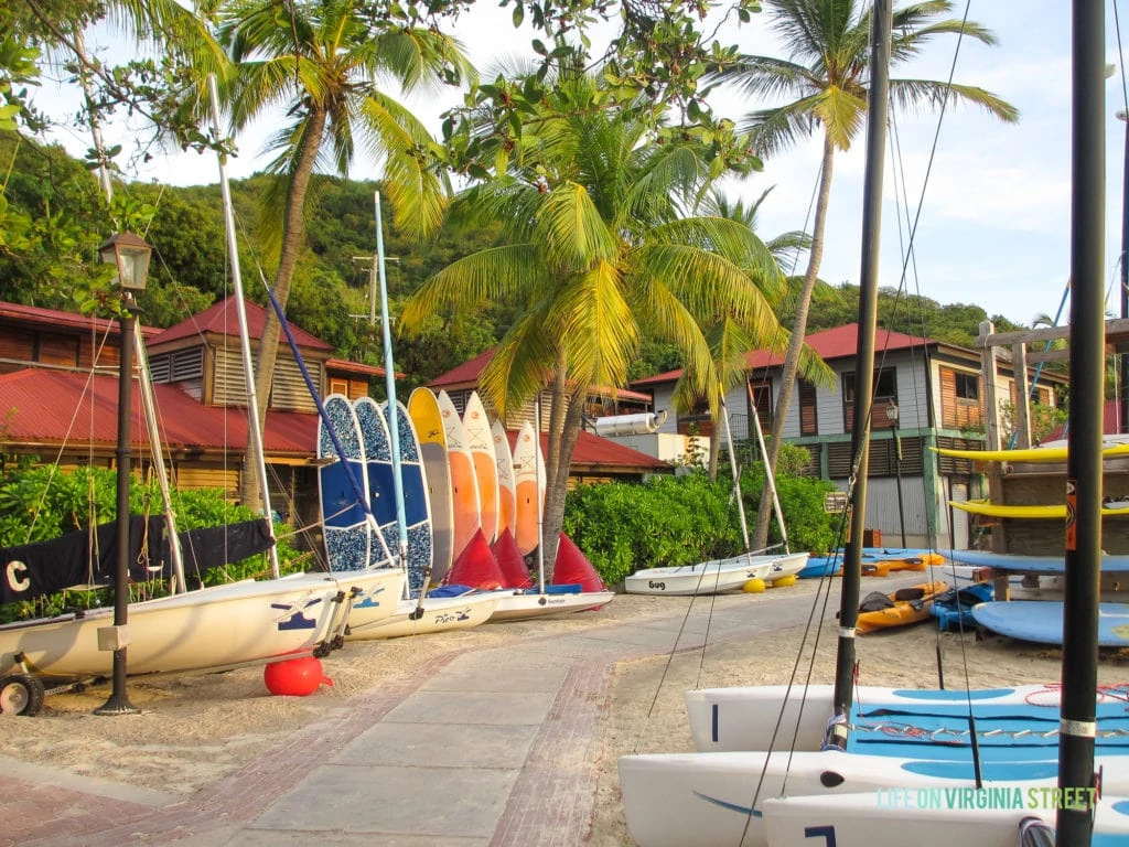 Bitter End Yacht Club while sailing the British Virgin Islands.