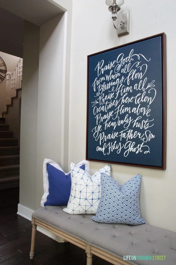 DIY Napkin Pillows - Life On Virginia Street