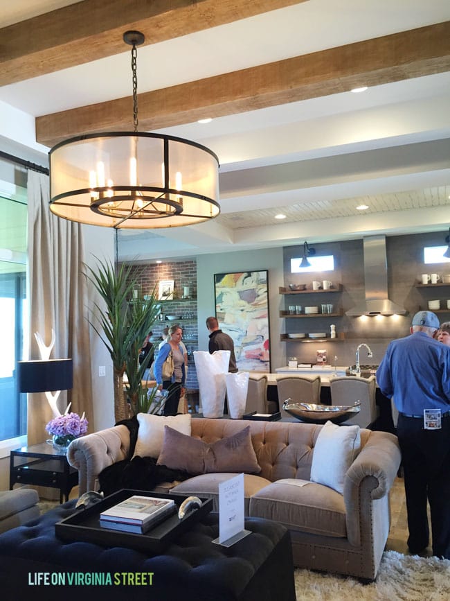 Omaha Street of Dreams Living Room and Kitchen - Life On Virginia Street