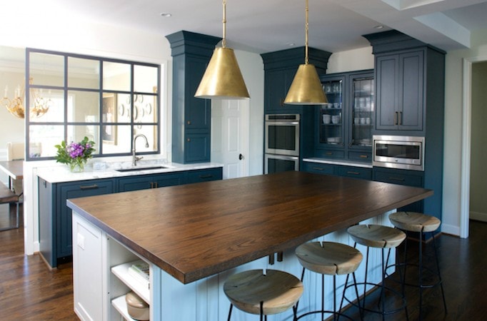 Navy Blue Kitchen Makeover