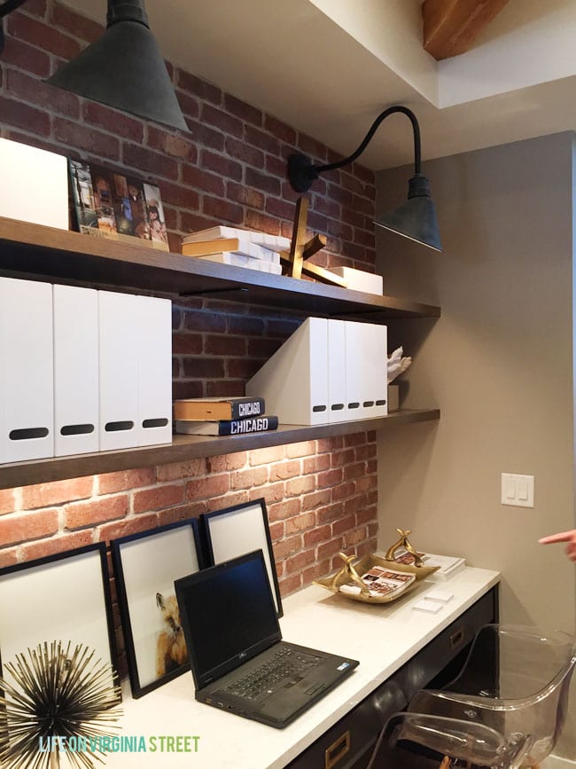 Omaha Street of Dreams Upstairs Desk Area Details - Life On Virginia Street