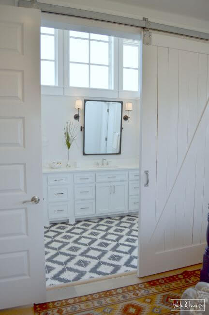 Coastal Bathroom via Hearth & Home