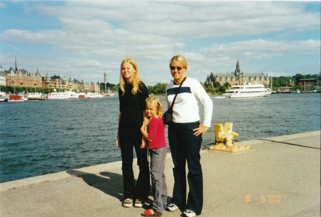 August 2008 - Me and my Finnish sisters in Stockholm, Sweden