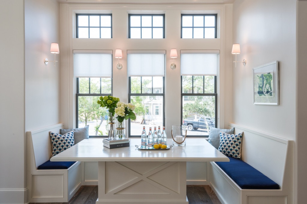 Breakfast Nook via Old Seagrove Homes