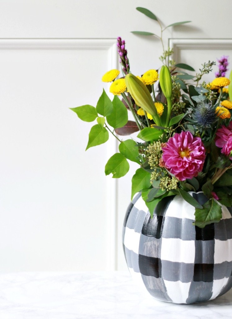 Buffalo Check Pumpkin