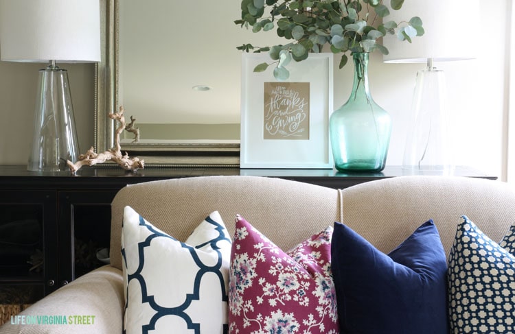 Living Room Details - Fall Home Tour - Life On Virginia Street