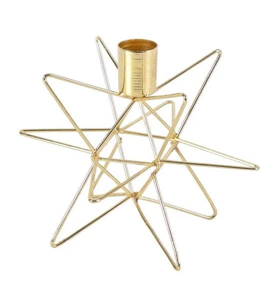 Gold Star Candlestick