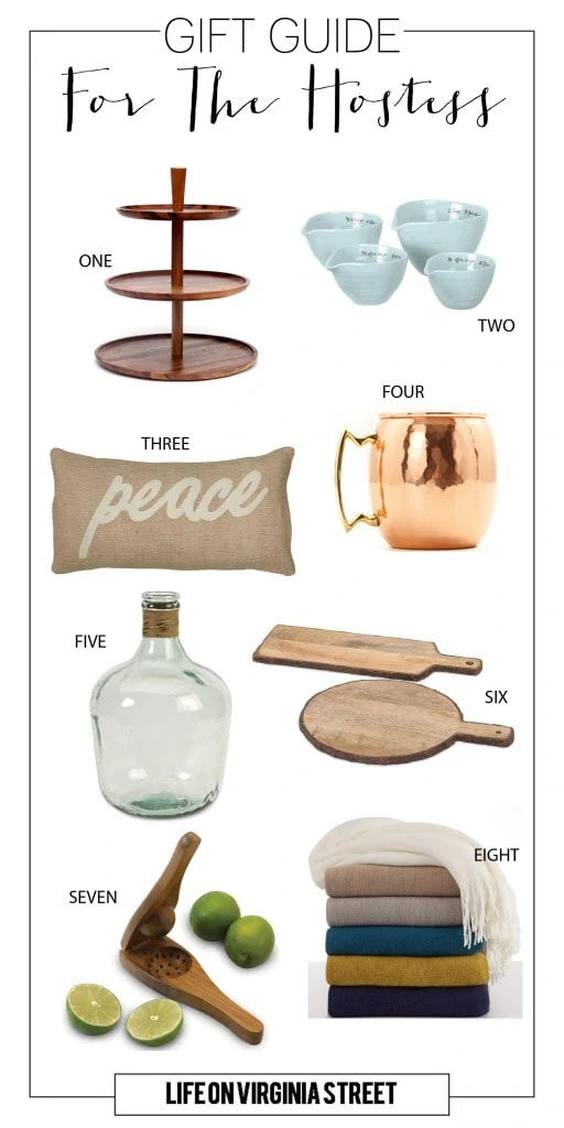 Gift Guide for the Hostess - Life On Virginia Street